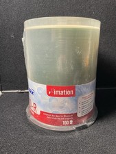 NEW Imation 100 Pack 32x 700MB 80 MIN 1x-32x Compatible CD-R SEALED picture