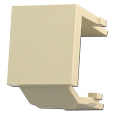 (10 PCS.) LEVITON IVORY KEYSTONE BLANKS - 10 PACK. NOS/NIB. picture