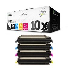 10x MWT per Cartridge Replaces HP Q6470A-73A Q6470A Q6471A Q6472A Q6473A 501A picture