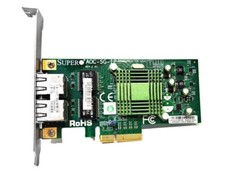 AOC-STGN-I2 SUPERMICRO REV 1.01 DUAL PORT 10 GIGABIT ETHERNET CARD - full height picture