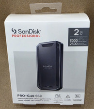 🛡️2TB SanDisk PRO-G40 SSD ⭐Portable NVMe SSD⚡Thunderbolt 3 and USB-C🔥3000MB/s✅ picture