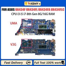 For ASUS UX434FL UX434FA UX334F UX434FLC UX463FL U4600F Motherboard i5 i7 8G/16G picture
