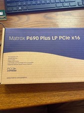 matrox p690 plus lp pcie x16 *bin back la picture