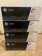 Genuine OEM HP 414A Toner Cartridge Set W2020A W2021A W2022A W2023A New picture