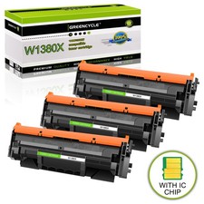 3PK NEW CHIP W1380X Toner Cartridge for 138X HP LaserJet Pro 3001dw MFP 3101fdw picture
