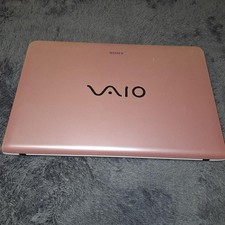 SONY VAIO Laptop Pink Notebook PC Logo Lid Vintage Used Japan Working Rare picture