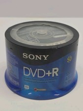 Sony DVD+R NEW SEALED 50-Pack Spindle Blank Media 4.7GB -120 min 16x Accucore picture