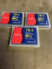 Lot Of 3 Sony Travan TR-4 Preformatted Mini Data Cartridge 4GB 8GB QTR-4. New picture
