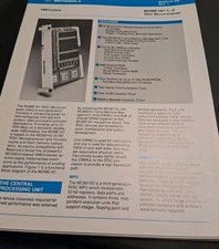 VINTAGE 1980S MOTOROLA BROCHURE MVME181-1, -2 RISC MICROCOMPUTER  picture