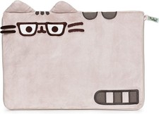 GUND Pusheen Plush Laptop Computer Soft Carry Case | Gray & Brown, 10.5”H x 15”W picture