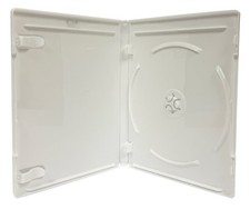 PREMIUM STANDARD Solid White Blu-Ray Single Cases 12MM Lot picture