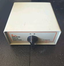 Belkin Data Switch F1B024, 2-Ports, Great Condition, Durable Metal Case No Cable picture