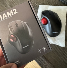 Sablute MAM2 Ergonomic Wireless Optical Trackball Mouse 6-Button 400 DPI picture