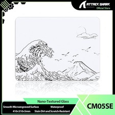 ATTACK SHARK CM05SE Tempered Glass Mouse Pad Hardness Anti-Scratch Ultra-Smooth picture