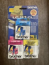 Brother LC21CL Ink Cartridges - LC21M Magenta - LC21C Cyan - LC21Y Yellow picture