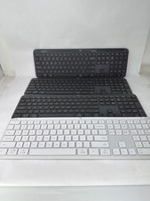 4x Logitech Signature Slim K950 Wireless Keyboard/Graphite white *NO DONGLE* picture