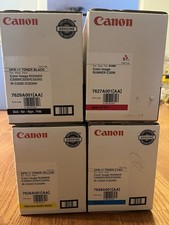 Genuine Canon GPR-11 Toner, Full Set Complete w/ Black, Yellow, Cyan & Magenta picture
