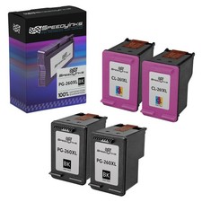Speedy Replacements for Canon PG-260XL & CL-261XL HY Ink 4PK 2 Black 2 Color picture