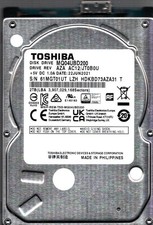 MQ04UBD200 HDKBD73AZA31 T REV: AZA AC12/JT0B0U 2TB JUN 2021 PHILIPPINES TOSHIBA picture