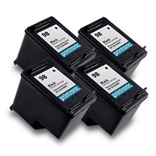 4pk Hp 98 C9364WN Black ink print cartridges picture
