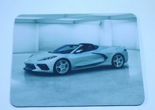 Chevrolet Corvette C8 Silver Stingray Computer Mouse Pad picture