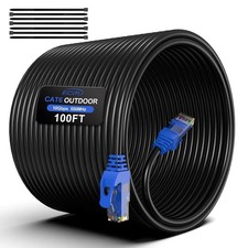 150FT Cat6 Outdoor Ethernet Cable, In-Ground, Heavy Duty Direct Burial, 24AWG. picture