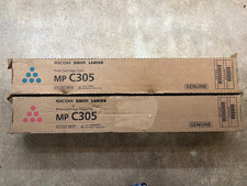 LOT OF 2 GENUINE RICOH SAVIN LANIER 842121/842122 (MP C305) TONER CARTRIDGE picture