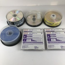 72ct Blank DVD-R CD Lot  Fujifilm, Maxell, Teon, Nexxtech picture