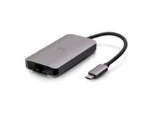 C2G USB C Dock & HDMI, USB, Ethernet, USB C & Power Delivery up to 100W C2G54456 picture