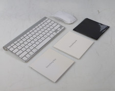New Open Box Apple A1314 Wireless Keyboard White Aluminum w/ Magic Mouse A1296 picture