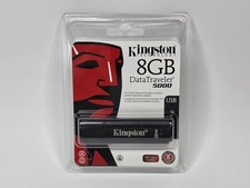 Rare Vintage Kingston DataTraveler 5000 8GB Secure USB Flash Drive NEW SEALED picture