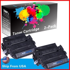 2PK CE255X 255X 25X Toner Cartridge for Enterprise 500 MFP M525f M525dn Printer picture