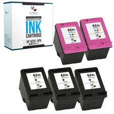 5-Pack CMYi Replacement 62XL Ink Cartridges for HP OfficeJet 5745 5746 6301 8040 picture