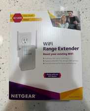 NETGEAR EX6150 AC1200 Dual-Band WiFi Range Extender WPS White 1Gbps picture