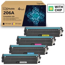 WITH CHIP W2110A For HP 206A Toner Cartridges LaserJet Pro M283fdw M282nw M255dw picture