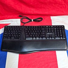 XPerformance X9ERGOKEY Wired USB Ergonomic Keyboard Black QWERTY EN picture