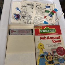 Sesame Street PALS AROUND TOWN HI TECH Expressions Floppy Disk UNTESTED Software picture