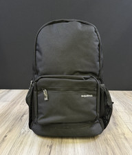 augustnoa Classic Noa Backpack Black Water Resistant 17 Laptop Bag Travel NEW picture