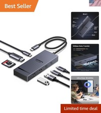 Sleek Revodok 8-in-1 USB C Hub: 4K HDMI, Fast Charging, Broad Compatibility picture