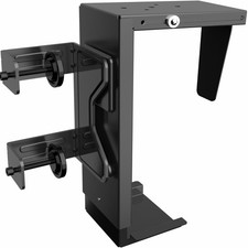 Black Clamp-on Desk Leg Large PC Mount, Mount-PCLC1 picture