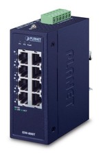 Planet ISW-800T IP30 Compact Size 8-Port 10/100TX Fast Ethernet Switch (-40~ ~E~ picture