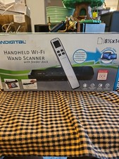 Pandigital Hand-Held Wand Scanner 8 1/2x14  Blue No Pc Required Sd Card In picture