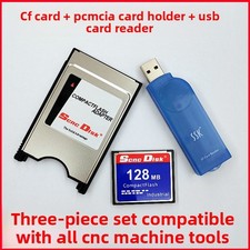 3-piece kit:1-32GB CF card,PCMCIA adapter,USB 2.0 card reader for FANUC CNC CAR picture