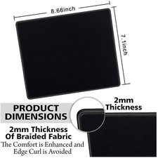 50 Pack Waterproof Mouse Pad Black picture
