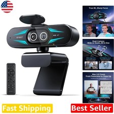 Pro 4K Webcam: World's 1st Dual-Camera, 11X Zoom, RGB Lighting, Clear Audio picture