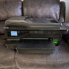 HP OfficeJet 7612 All-in-One Inkjet Printer Brown Tested Working picture