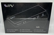 IVINN D6902 4K DUAL DISPLAY USB 3.0 DOCKING STATION - ASH *BRAND NEW & SEALED* picture