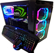 i7 CUSTOM GAMING DESKTOP PC 1 TB SSD 16GB GTX 1060 3 GB Win 10 WiFi + GIFTS picture