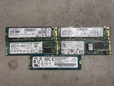 Lot of 5 Mixed 256GB M.2 SATA 2280 SSD Samsung Lite-On Toshiba 1.28TB SSD picture