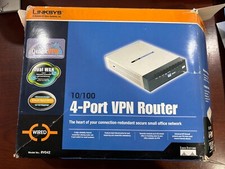 Linksys RV042 Dual WAN VPN Router 4'port LAN Rev 1.1 w/ Original Box picture